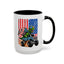 4th of July Mug - T Rex Riding Monster Truck