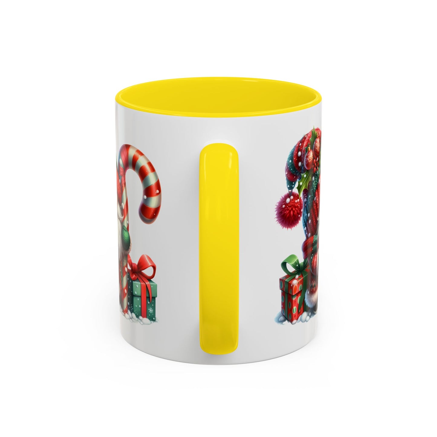 Christmas Mug - Gnome Candy Cane and Presents