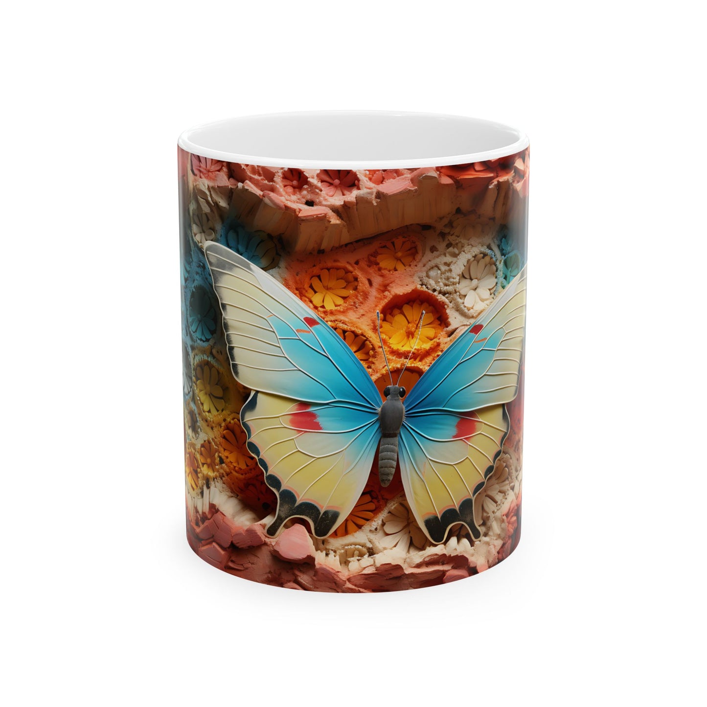 Artistic Mug - Colorful Butterfly 1