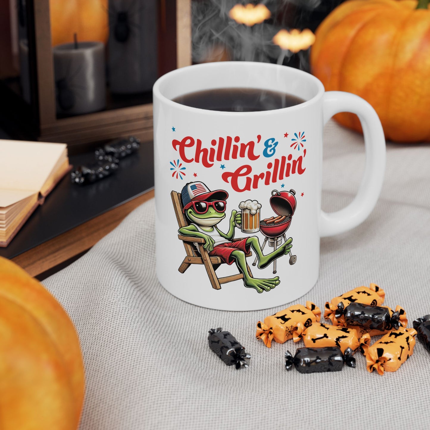 4th of July Mug - Chillin' & Grillin'