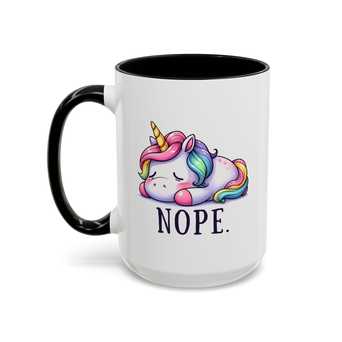 Humor Mug - Nope Unicorn