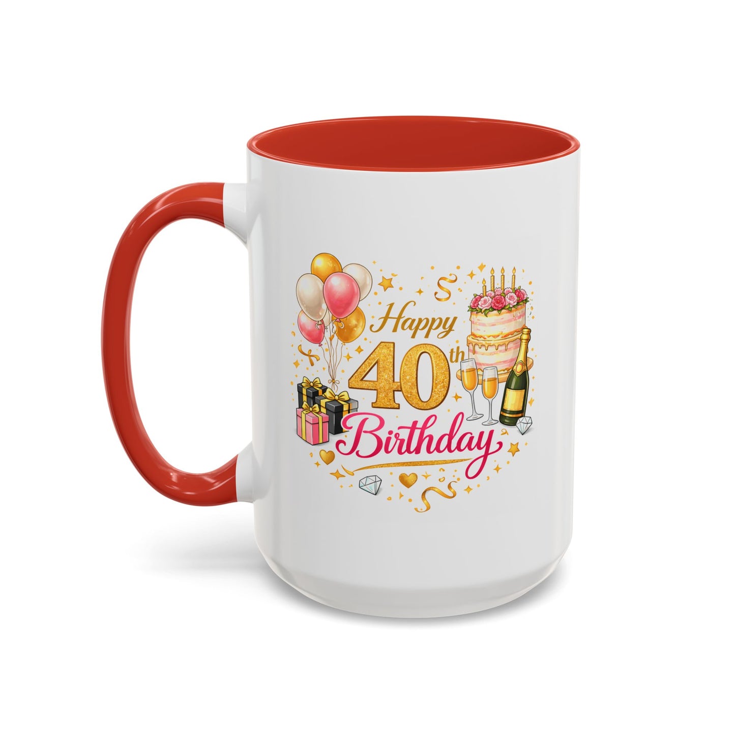 Birthday Mug - Happy 40th