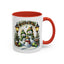 Christmas Mug - Green Snowman Family