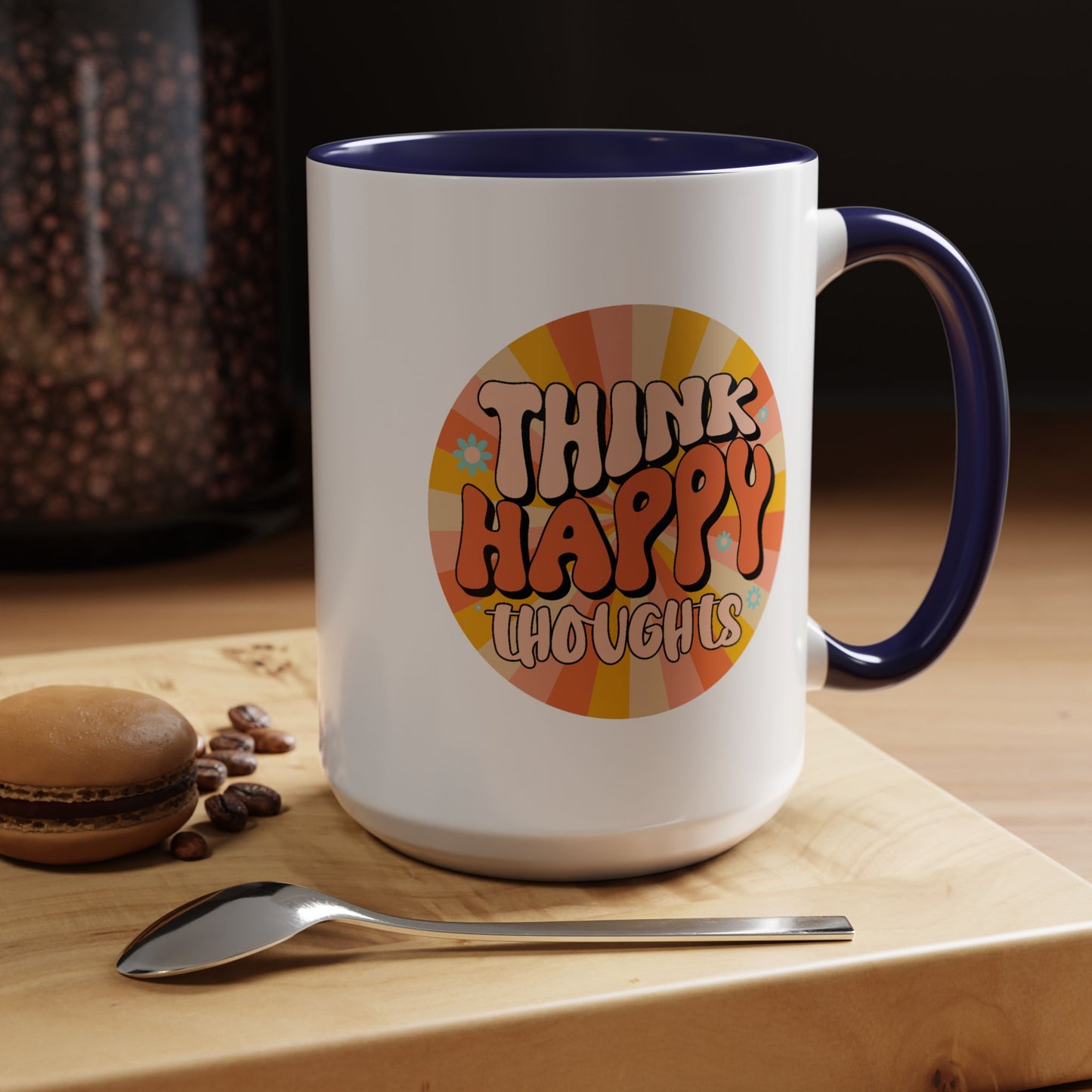 Wellness Mug - Think Happy Thoughts Hippie