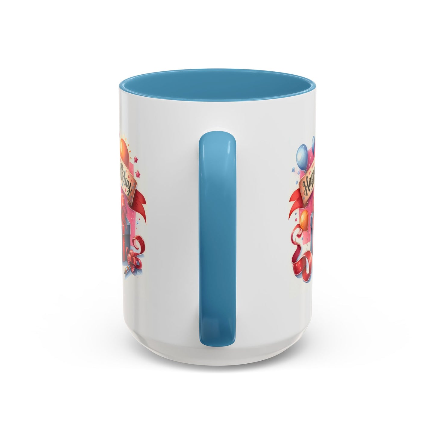 Birthday Mug - Present Pen Balloons