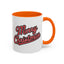 Christmas Mug - Merry Christmas Red & Black Baseball Text