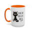Humor Mug - Living That Nine Lives