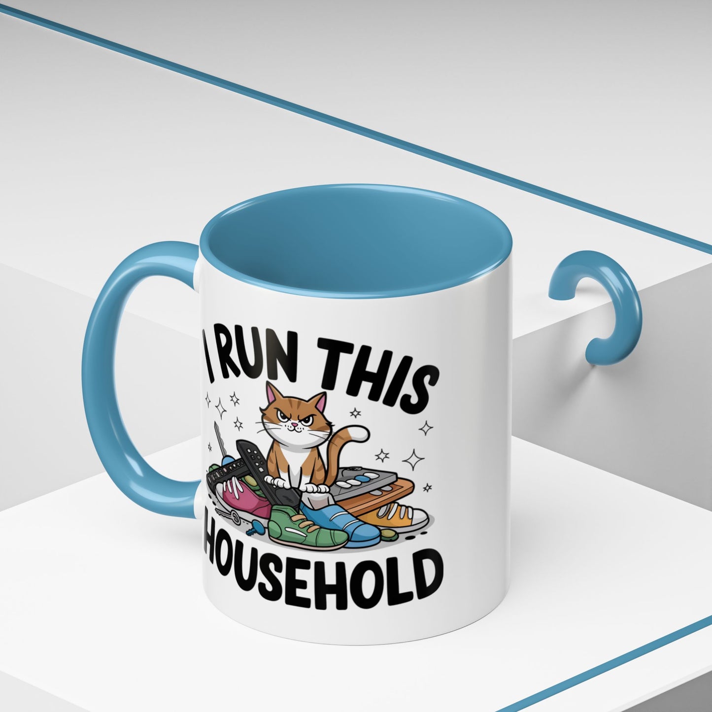 Animal Mug - I Run This Household