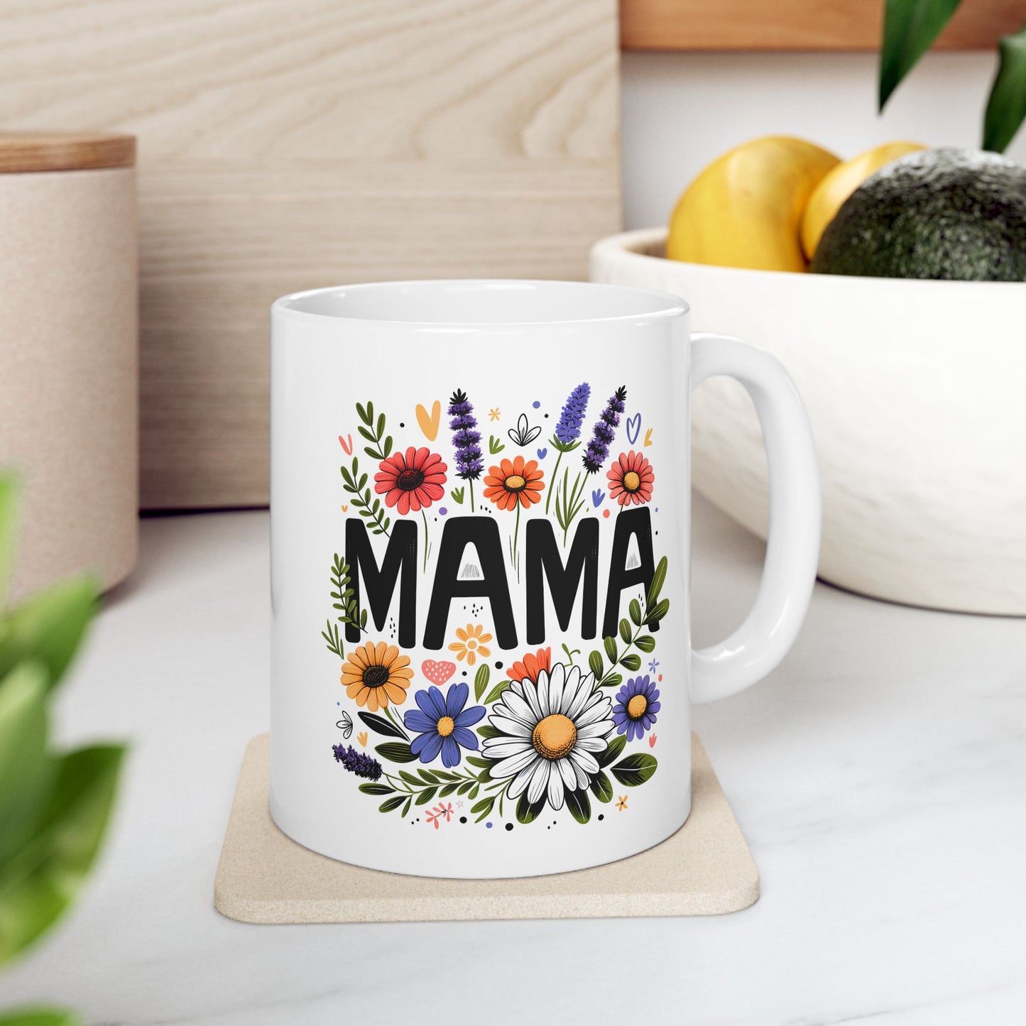 Mother's Day Mug - MAMA Floral