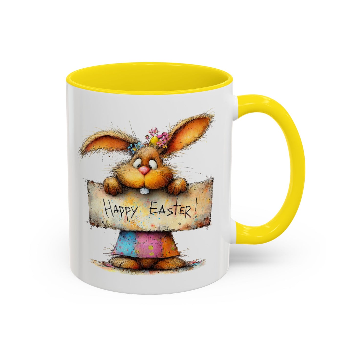 Easter Mug - Happy Easter Bunny Sign