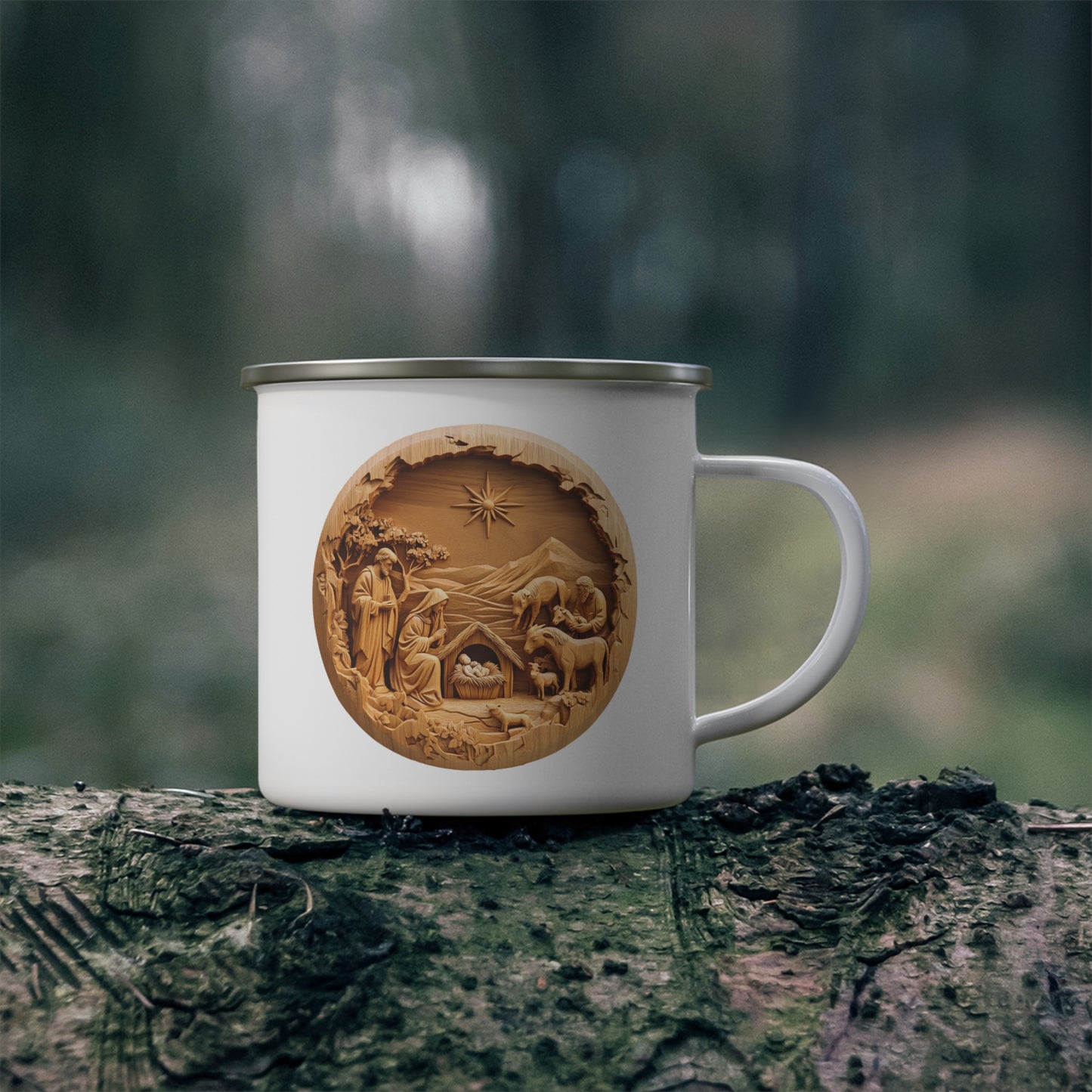 Christmas Mug - Christmas Jesus Birth Plaque