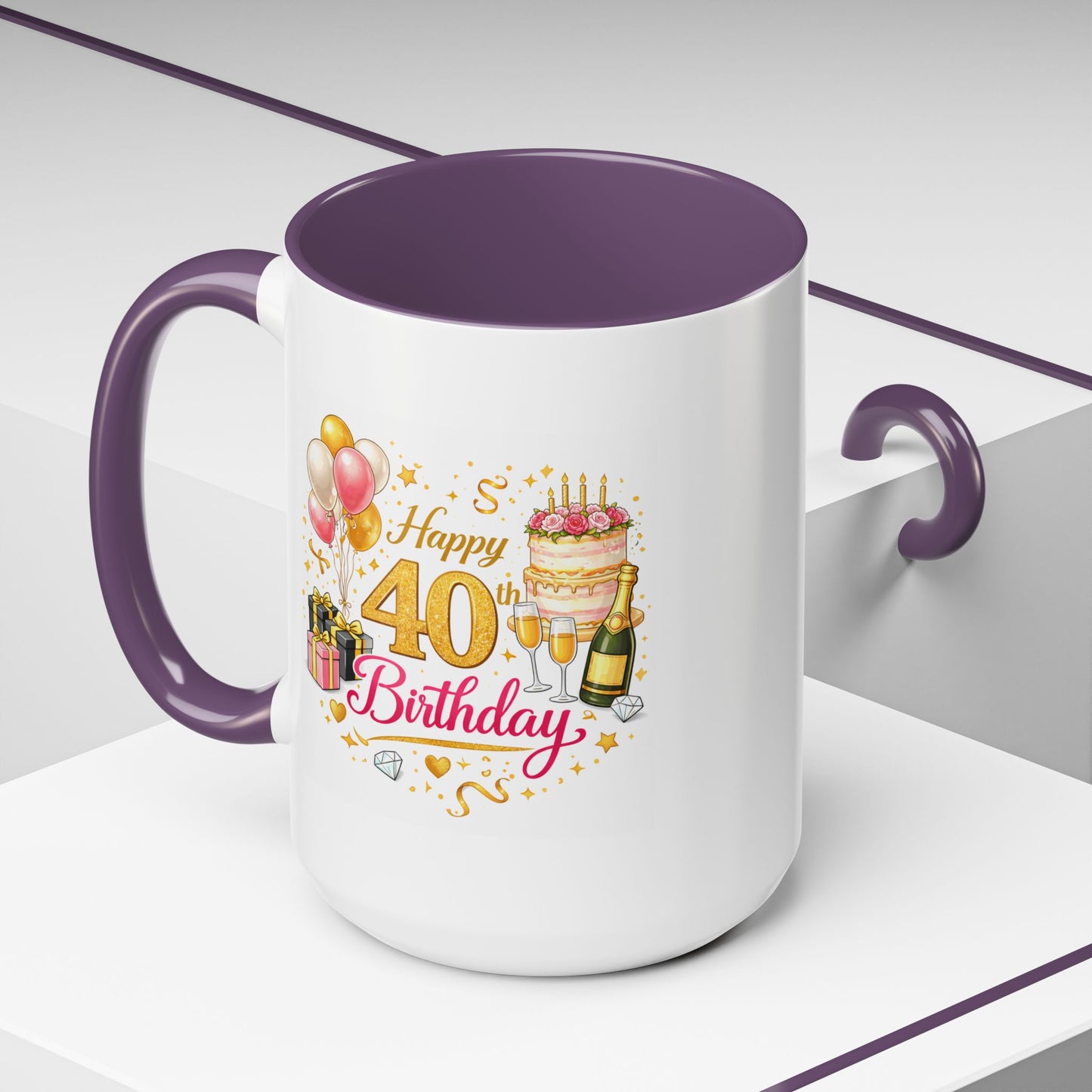 Birthday Mug - Happy 40th