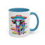 Alien Mug - Multicoloured Cow