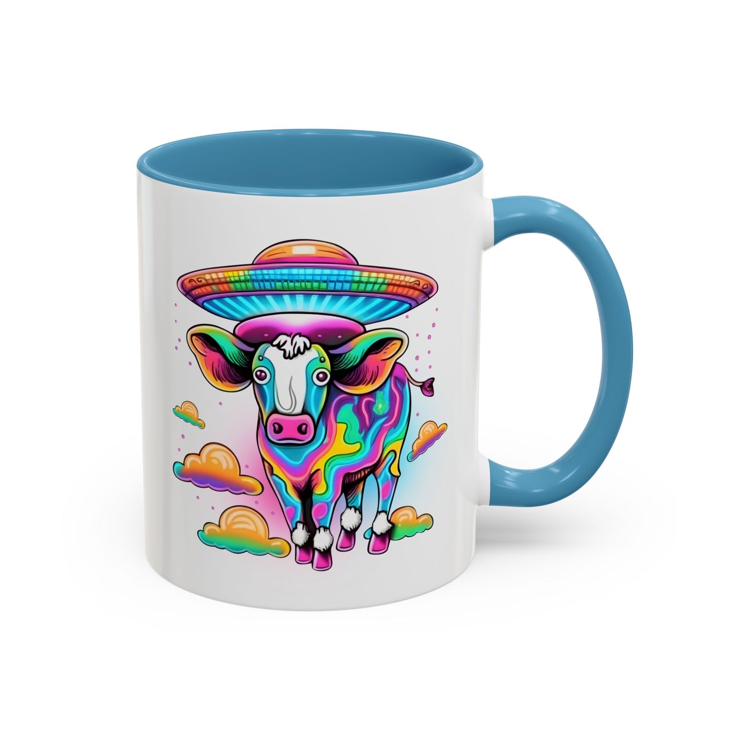 Alien Mug - Multicoloured Cow