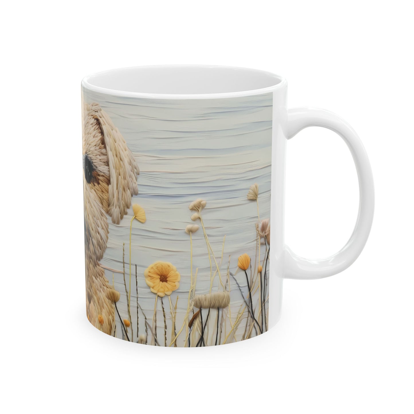 Artistic Mug - Felted Dog