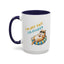 Humor Mug - I'm Not Fat I'm Just Fluffy Cat