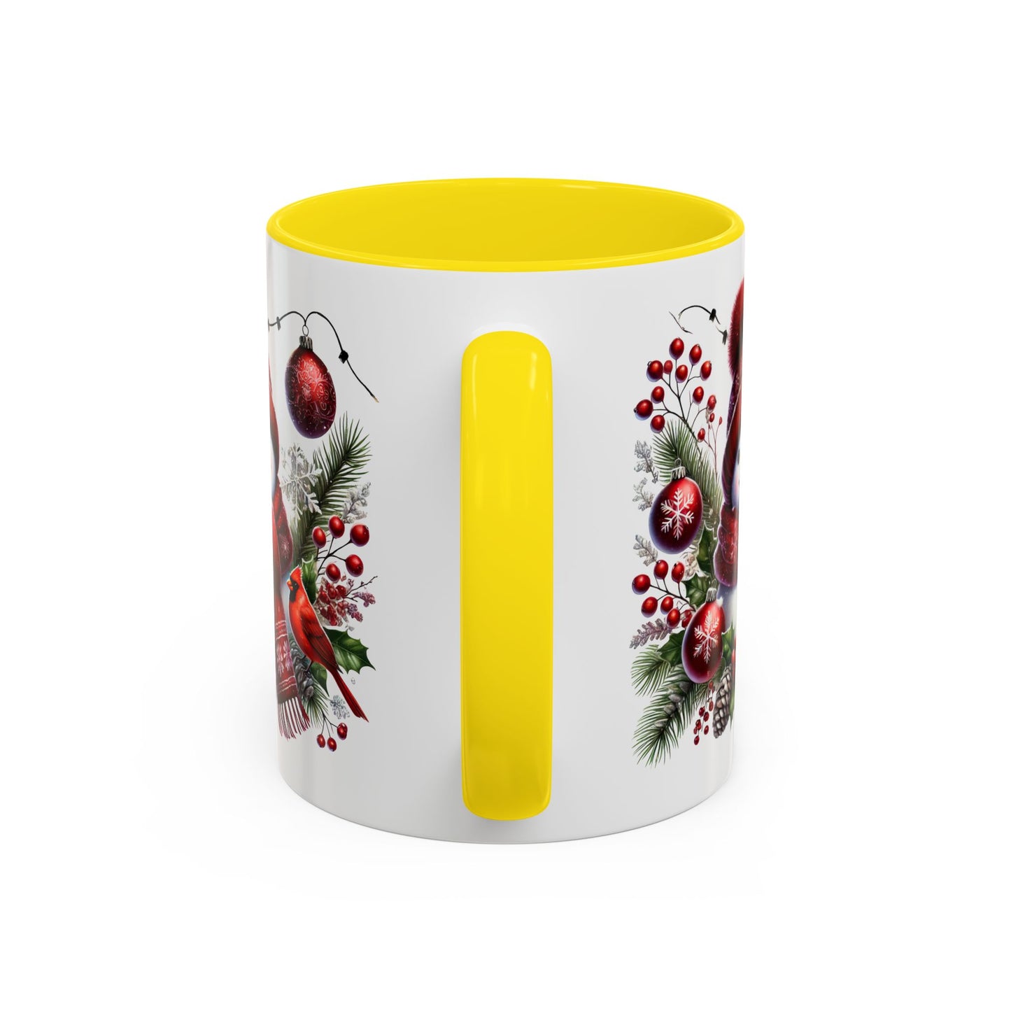 Christmas Mug - Burgundy Snowman