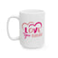 Valentine's Day Mug - Love You Forever Hearts