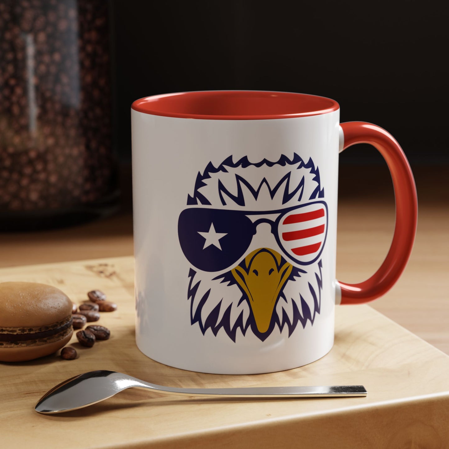 4th of July Mug - Cool American Eagle