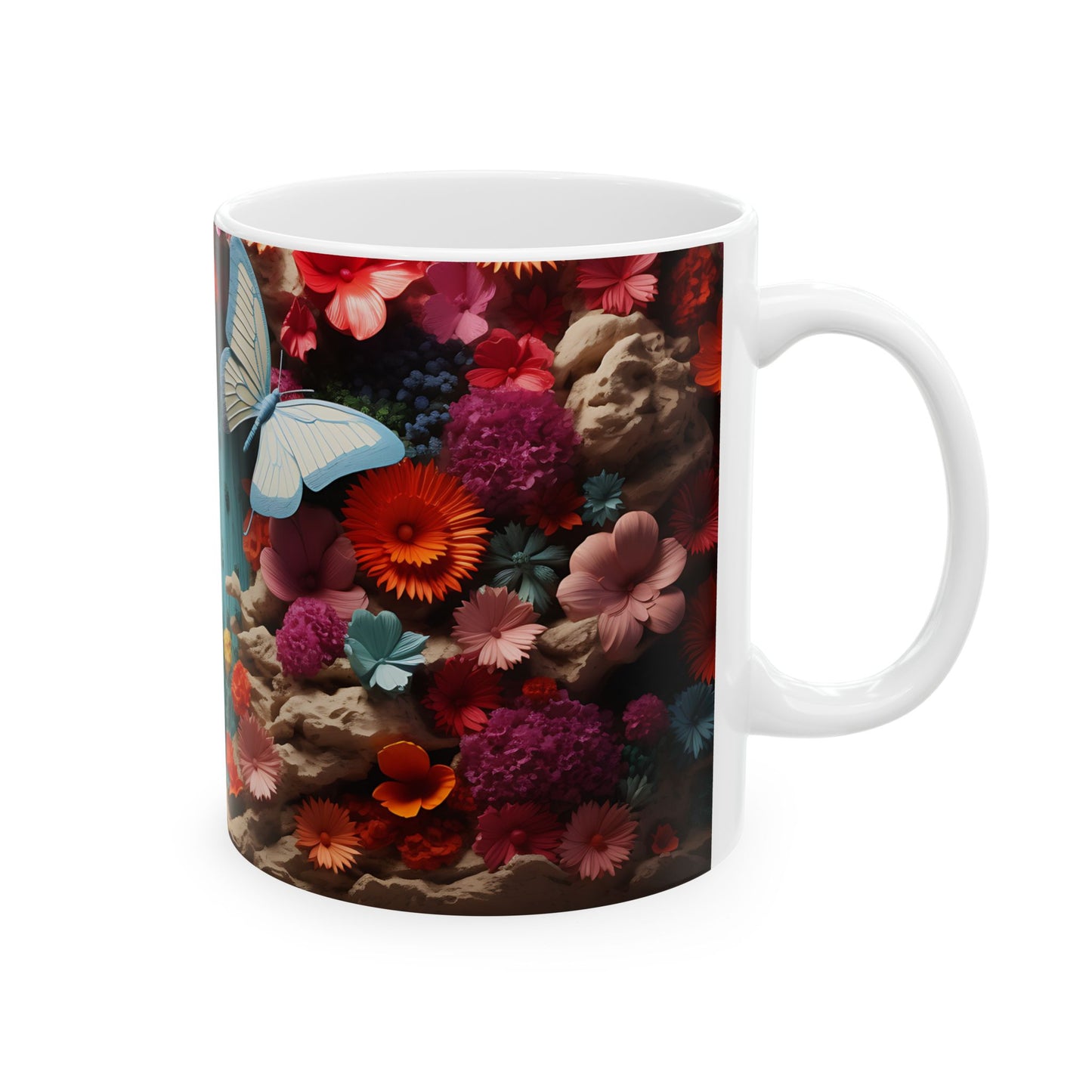 Artistic Mug - Colorful Butterflies 5