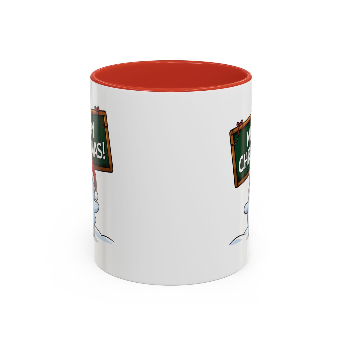 Christmas Mug - Merry Christmas White Text Seal Pup