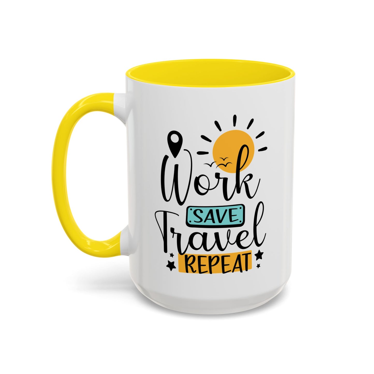 Adventure Mug - Work Save Travel Repeat