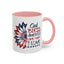 4th of July Mug - God Bless America Sunflower