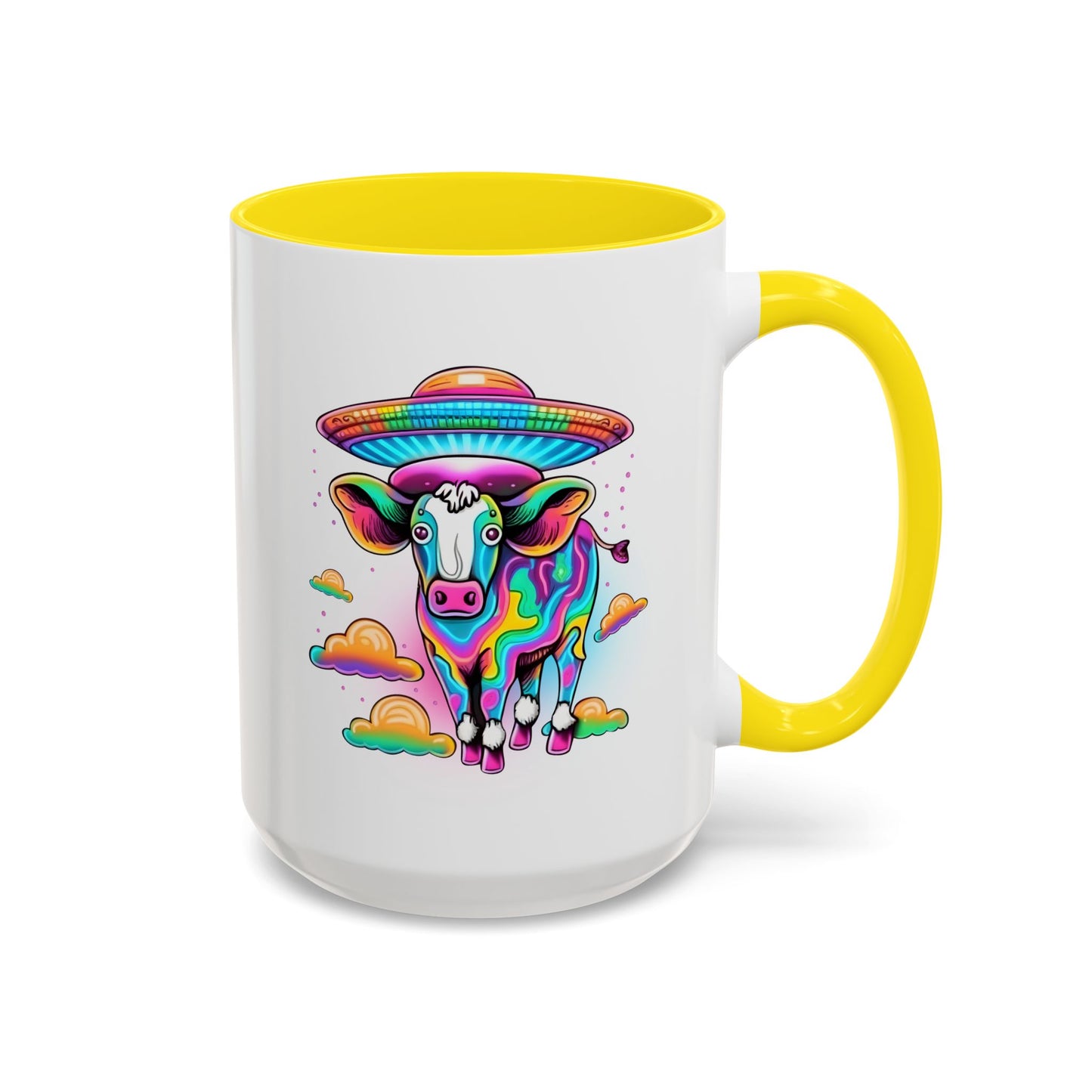 Alien Mug - Multicoloured Cow