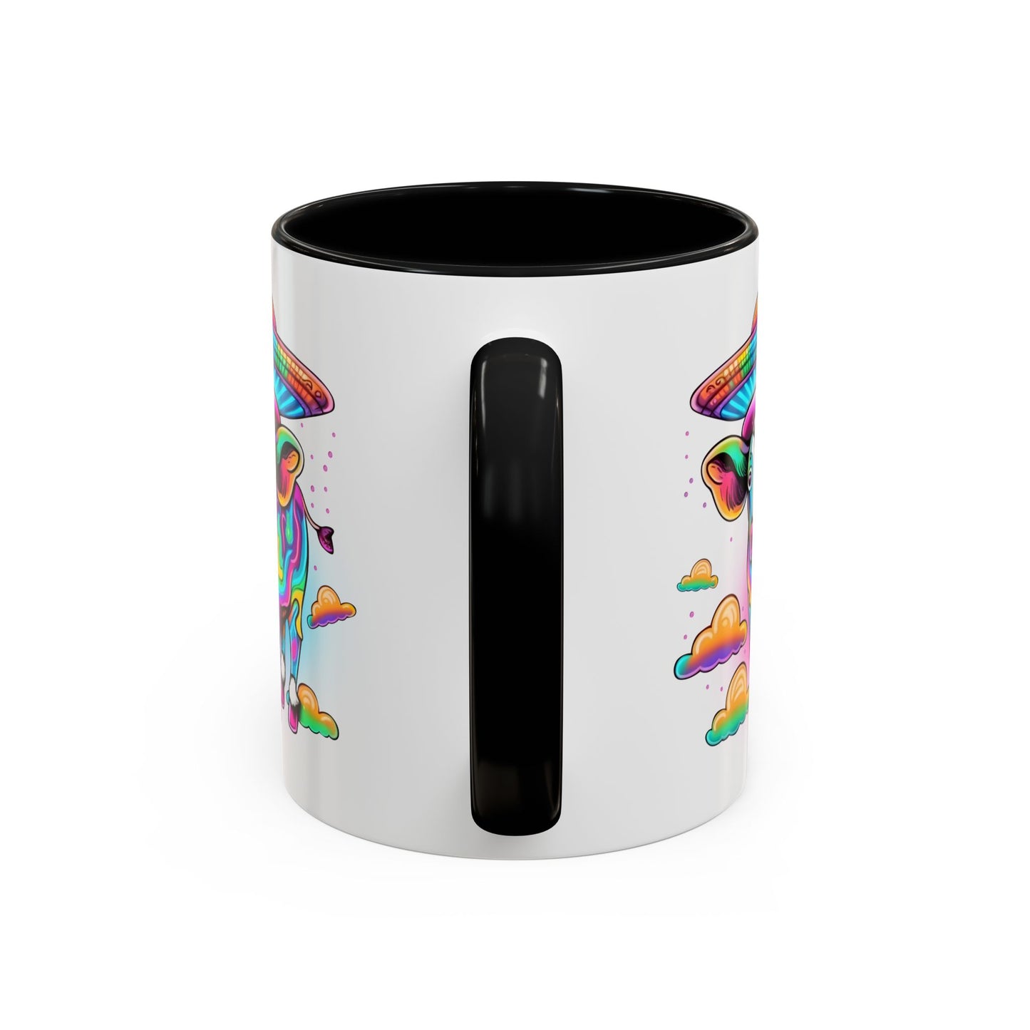 Alien Mug - Multicoloured Cow