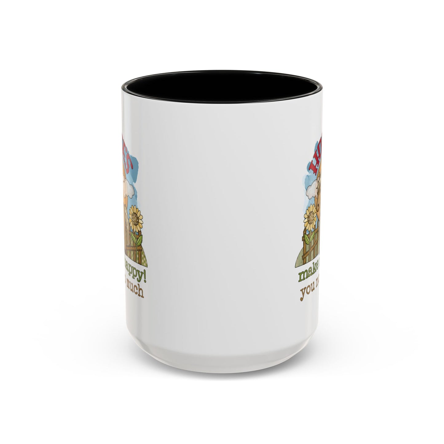 Humor Mug - Horses Make Me Happy