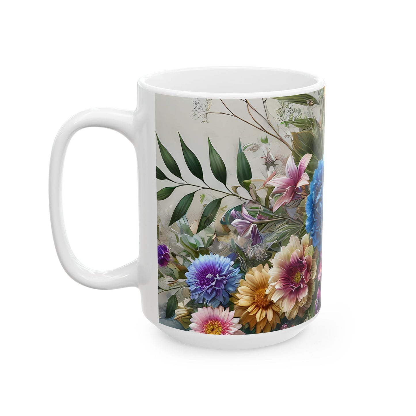 Artistic Mug - Flower Bouquet