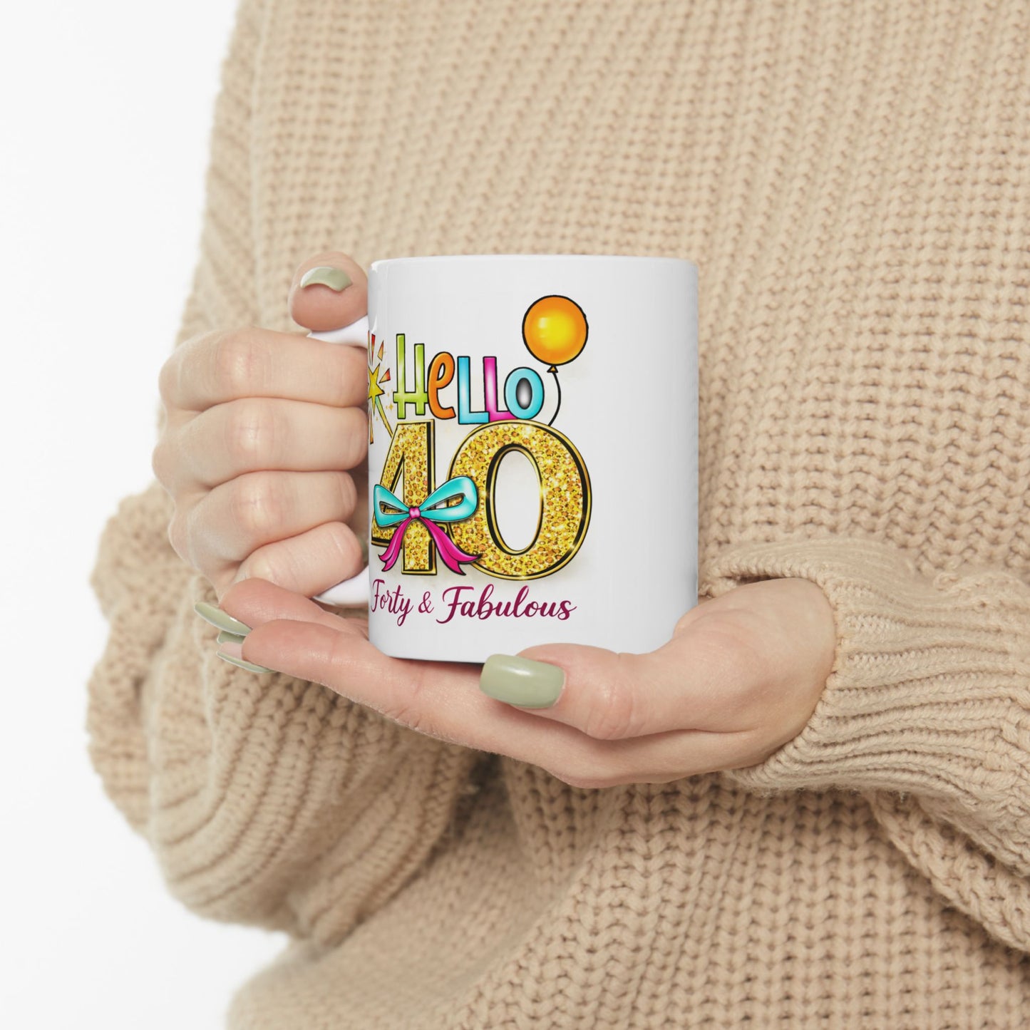 Birthday Mug - Hello 40