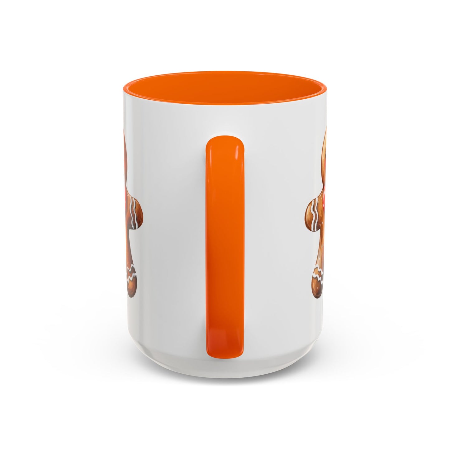 Christmas Mug - Gingerbread Man Red Bow