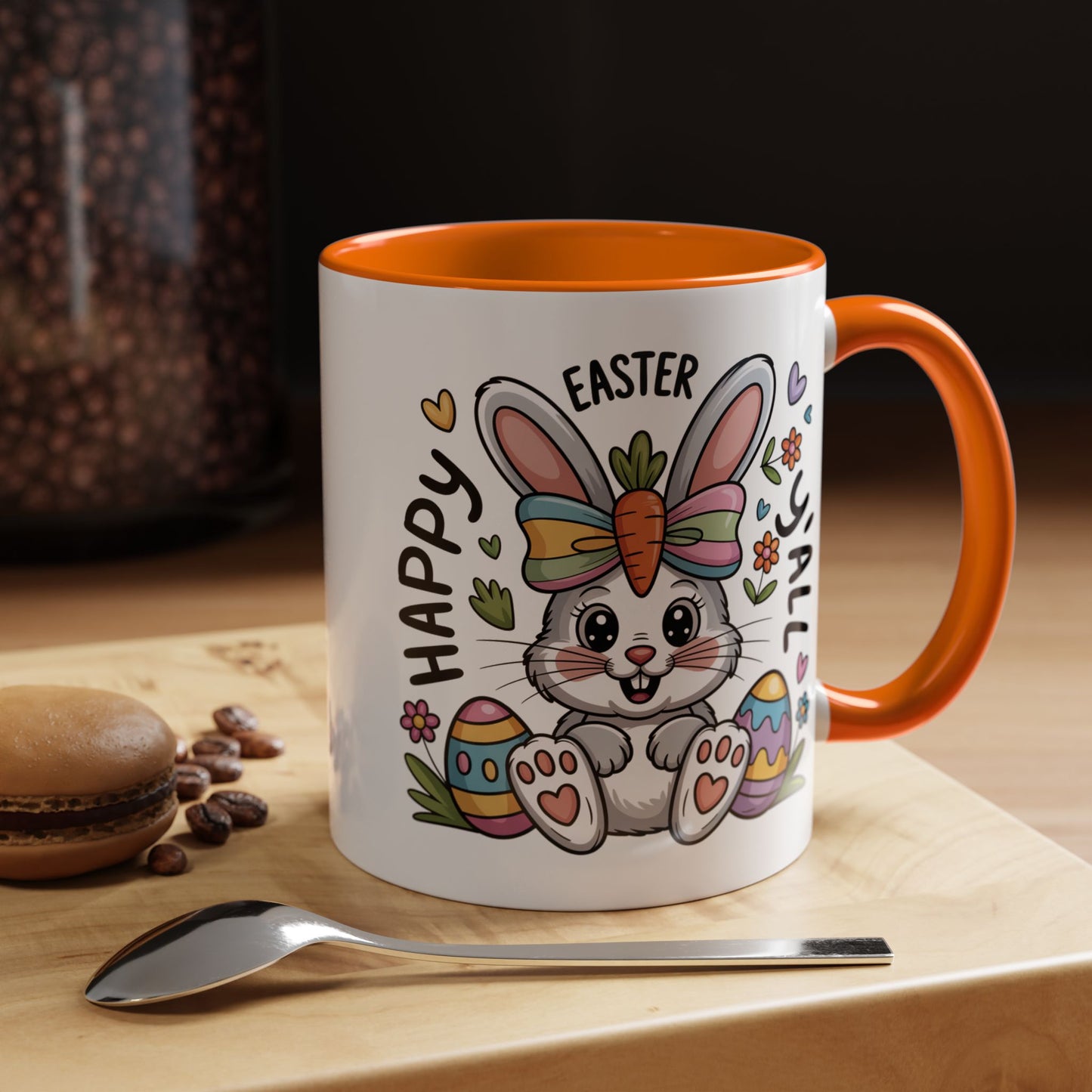 Easter Mug - Happy Easter Y'all Bunny