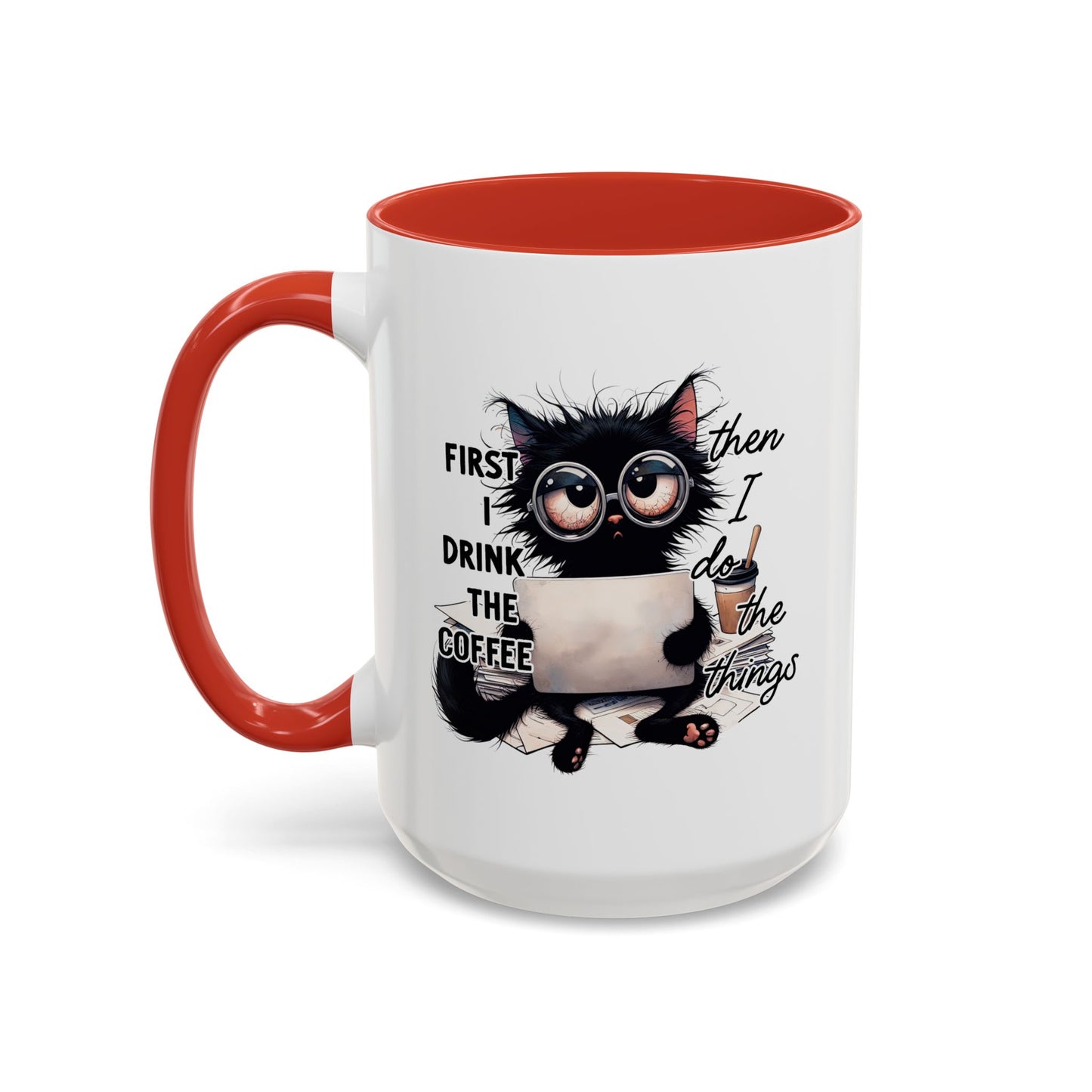 Animal Mug - First I Drink The Coffee