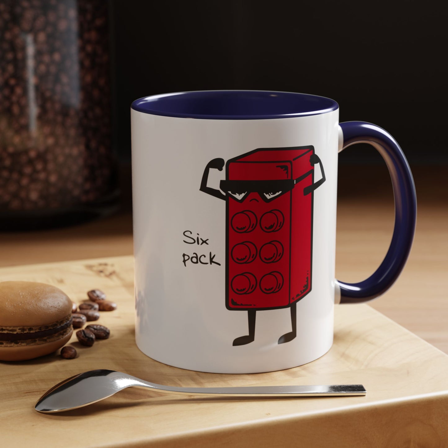 Humor Mug - Six Pack Lego Block