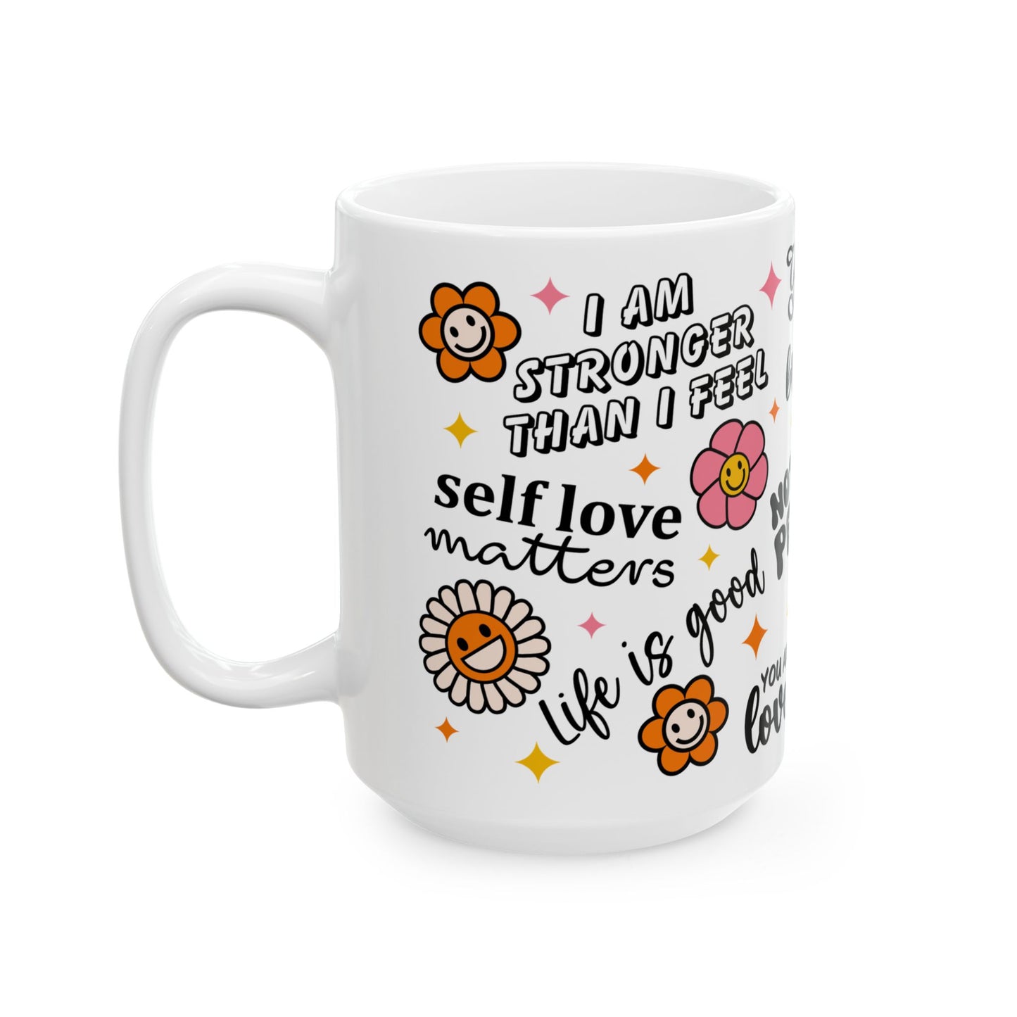 Motivation Mug - I Am Stronger Than I Feel