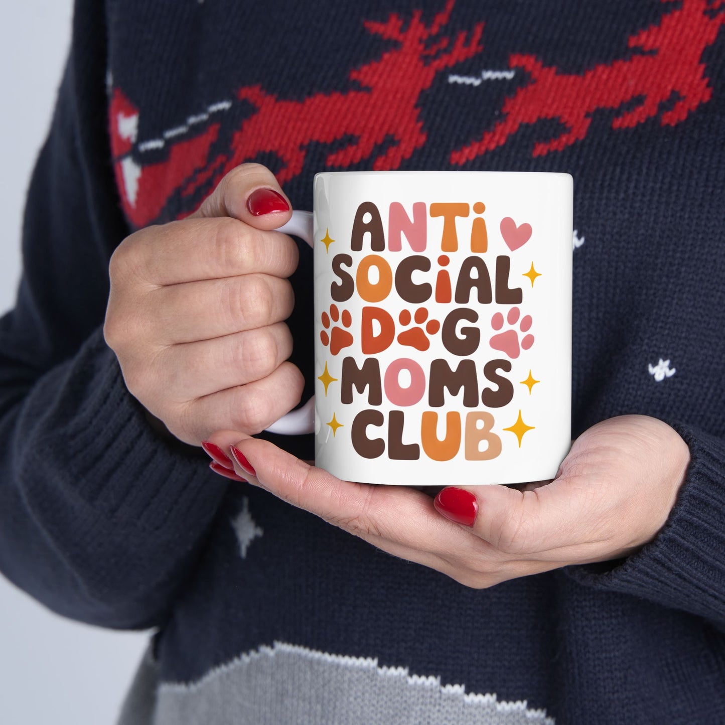 Animal Mug - Anti Social Dog Moms Club