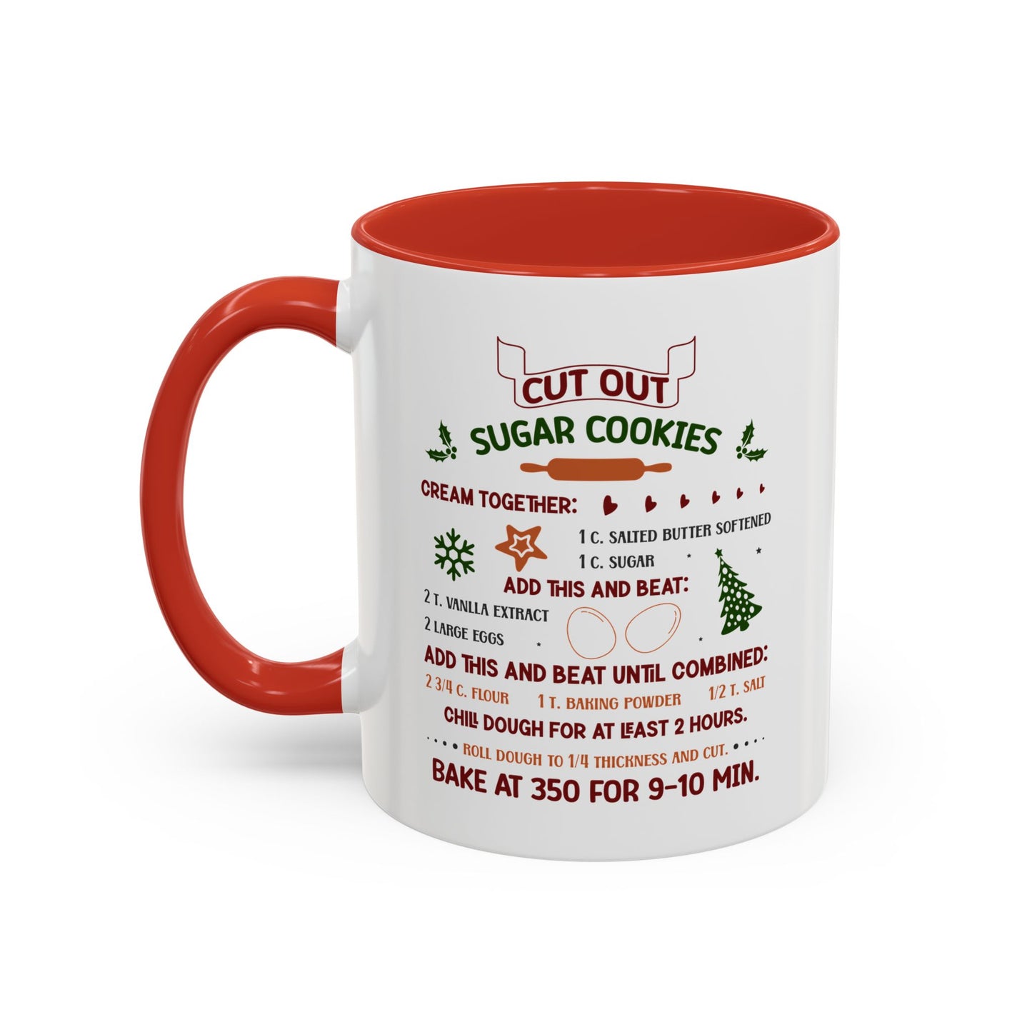 Christmas Mug - Cut Out Sugar Cookies Recipe