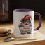 Christmas Mug - Merry Christmas Red & Green Text Gnome Present