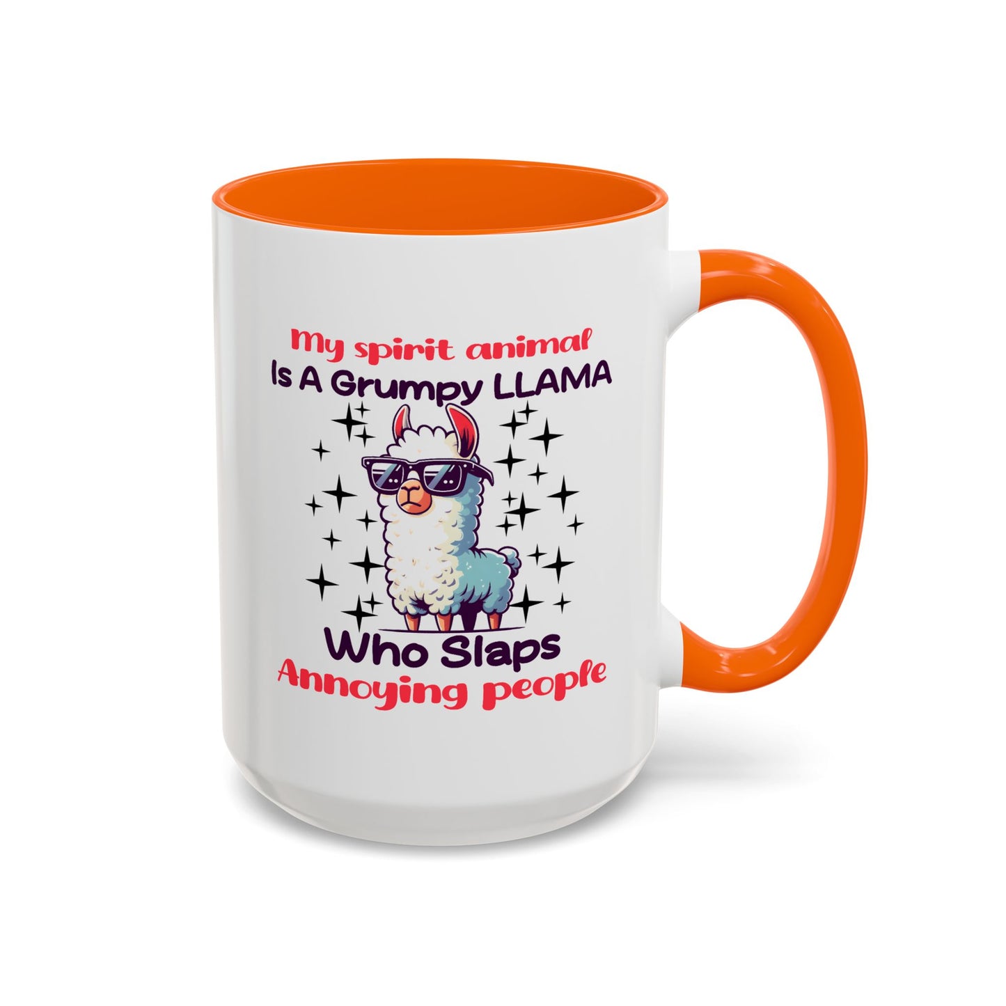 Humor Mug - My Spirit Animal is a Grumpy Llama