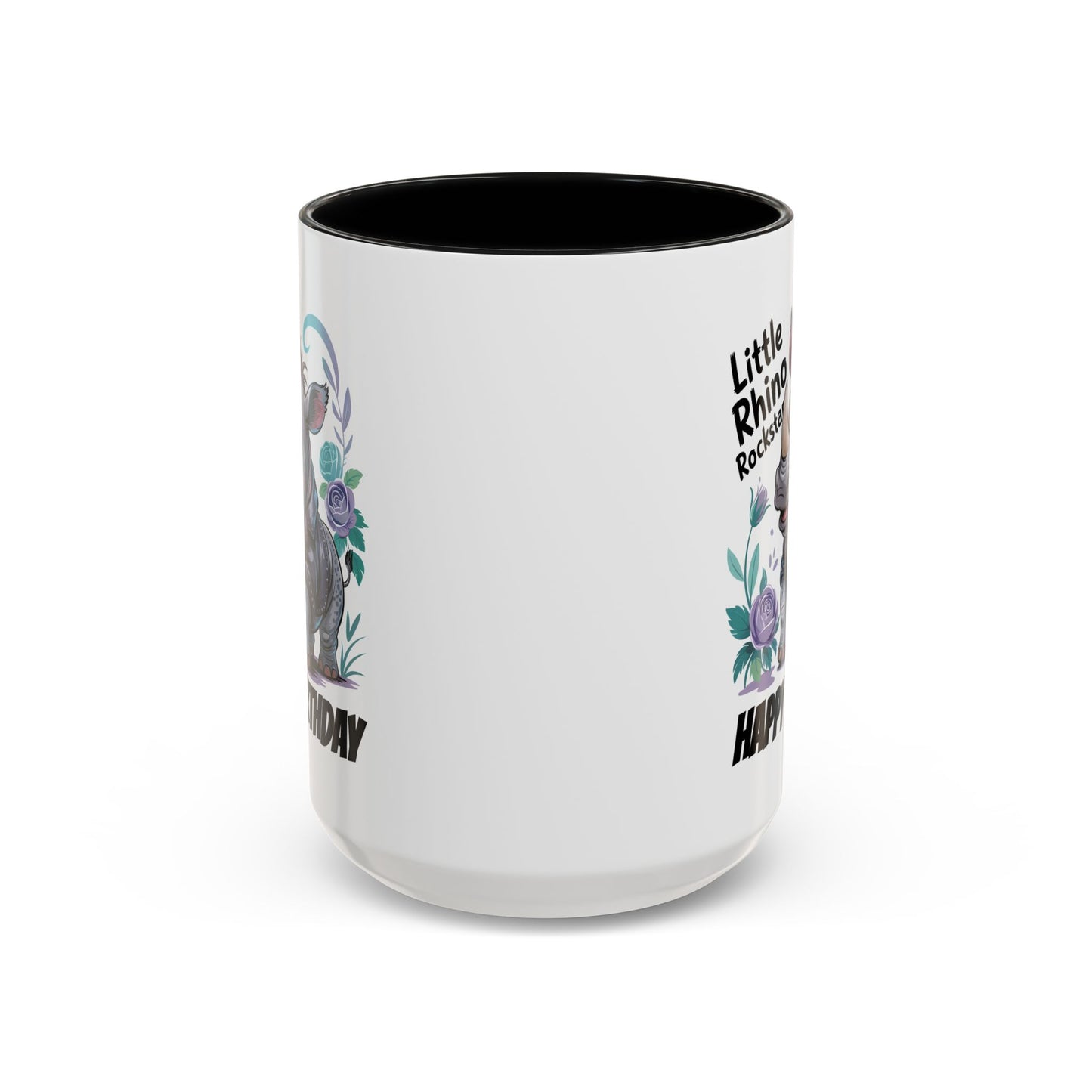 Birthday Mug - Happy Birthday Little Rhino Rockstar