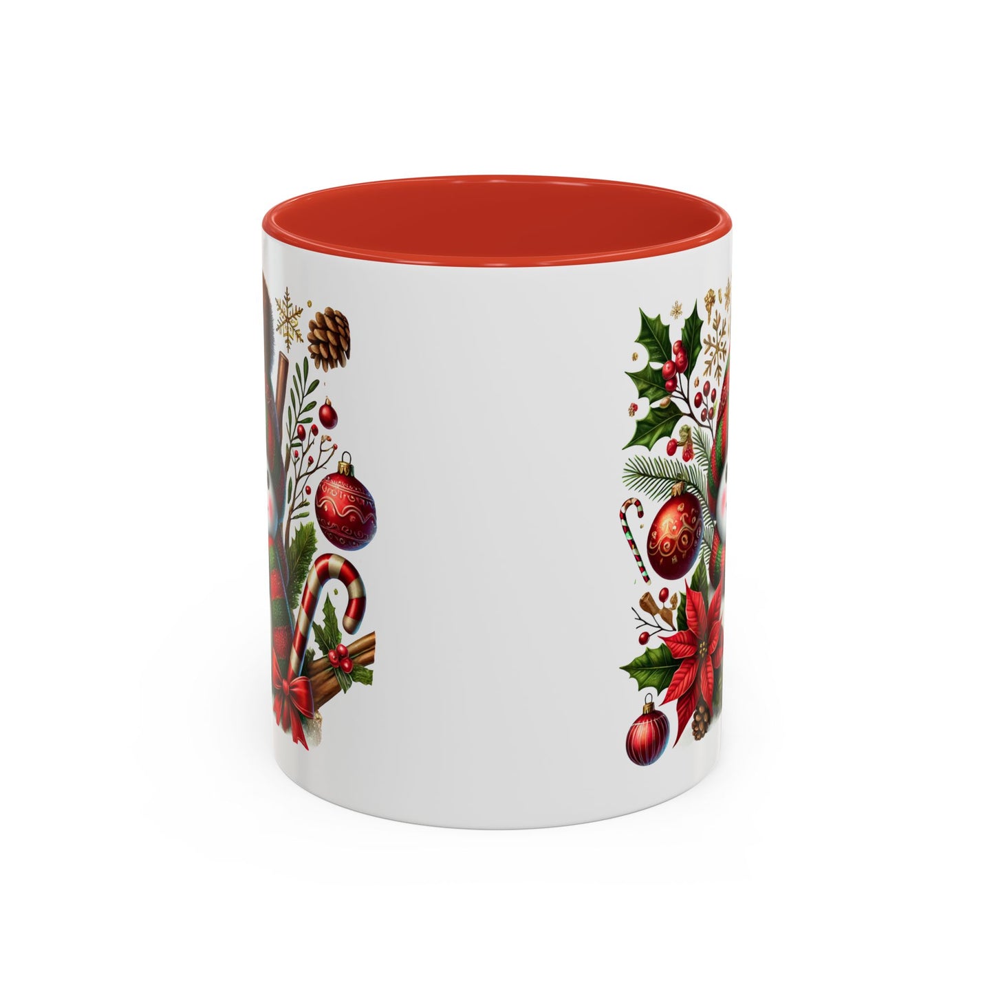 Christmas Mug - Red and Green Snowman
