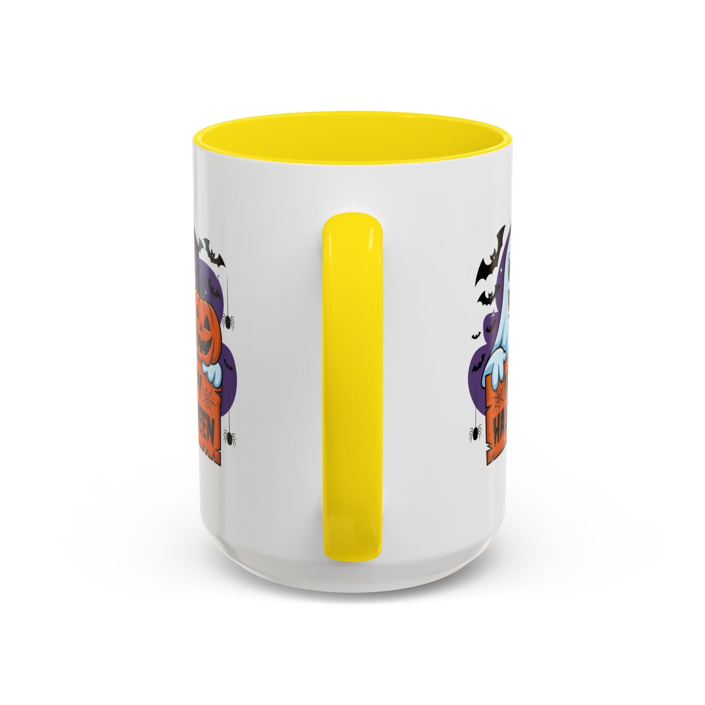 Halloween Mug - Winking Ghost With Pumpkin