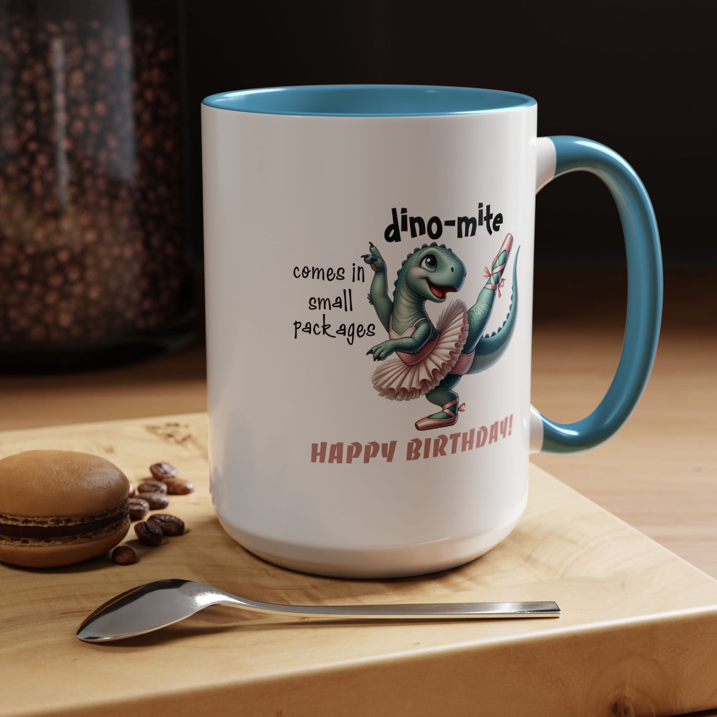 Birthday Mug - Dino-mite (Girl)