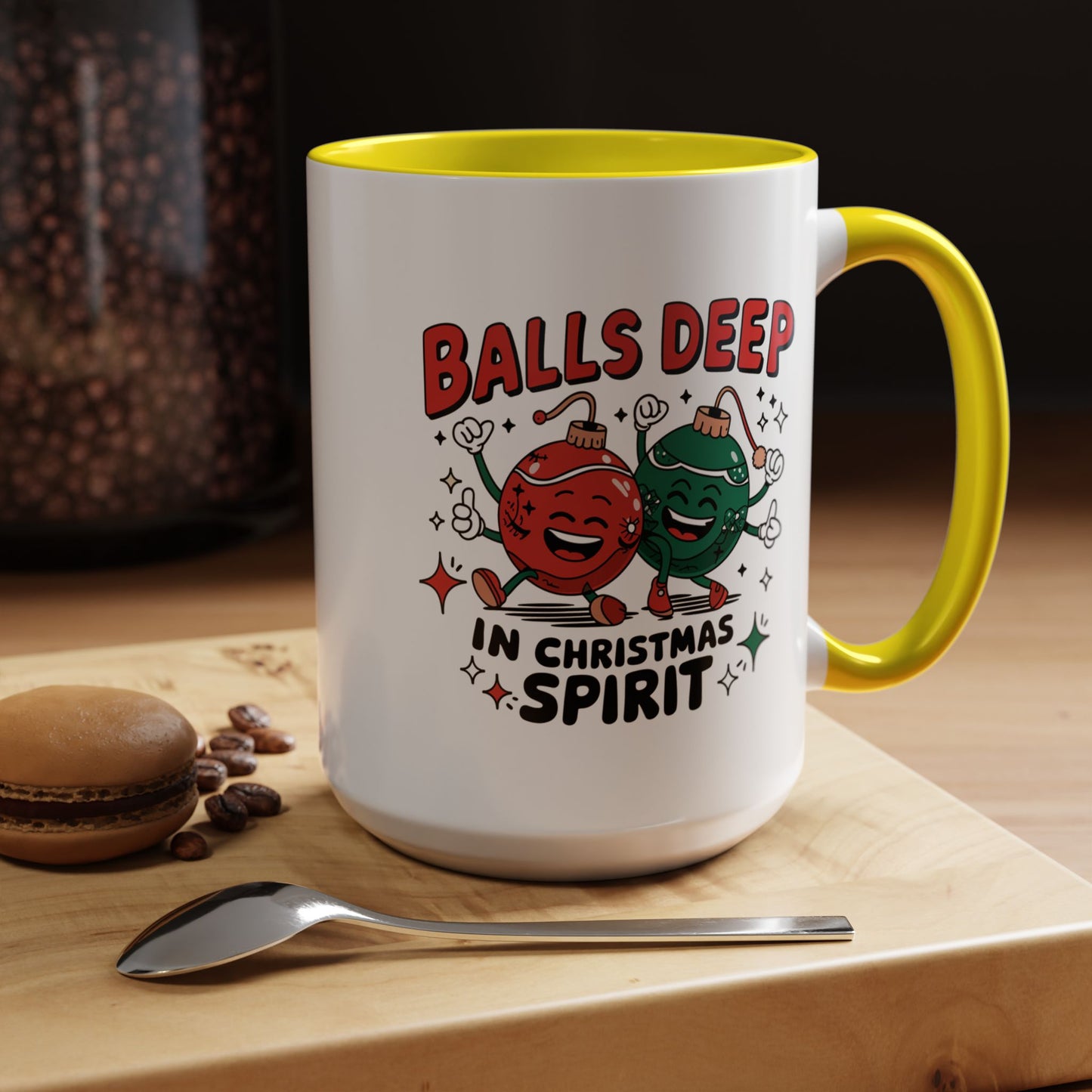 Adult Mug - Balls Deep in Christmas Spirit