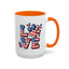4th of July Mug - Animal Love USA Flag