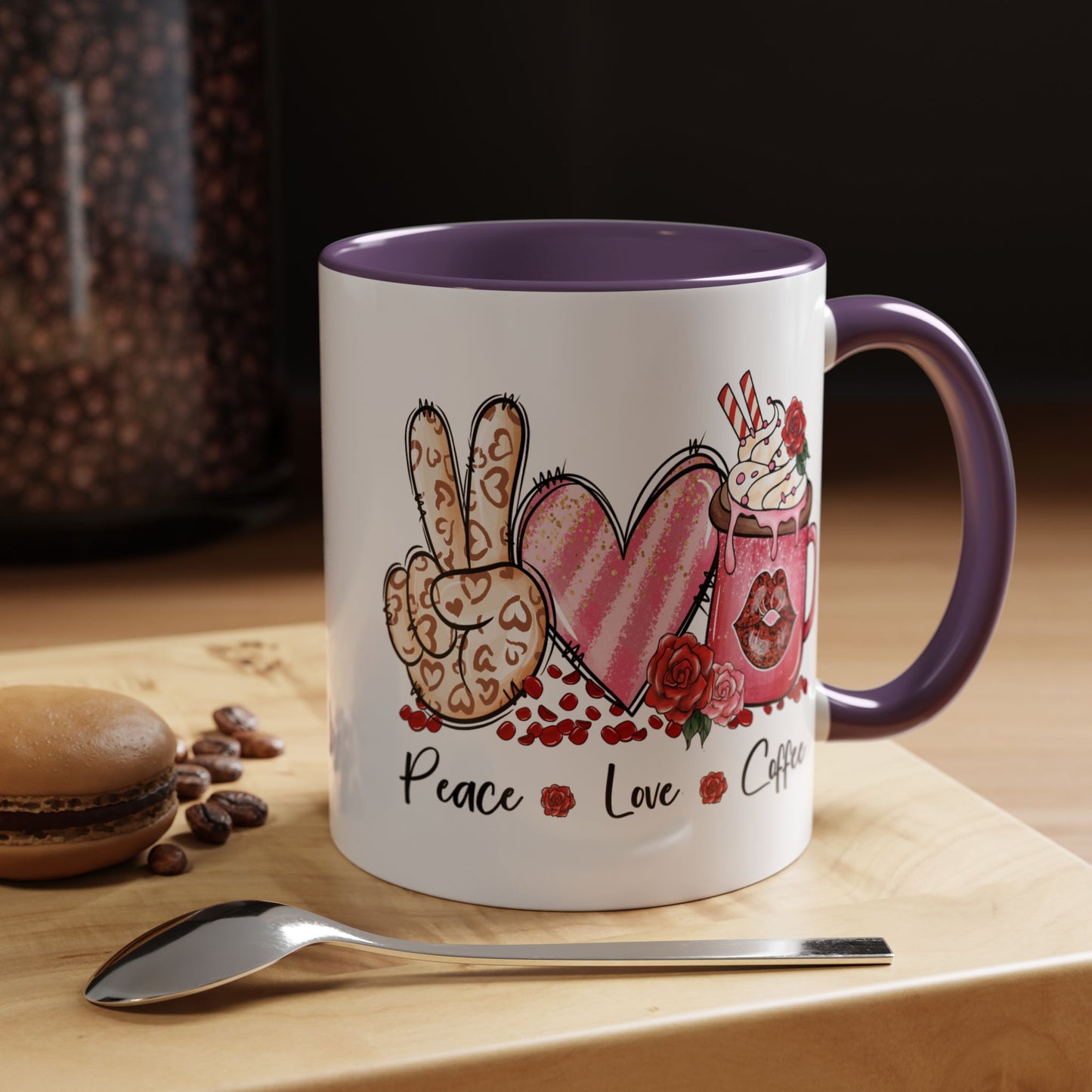 Humor Mug - Peace Love Coffee