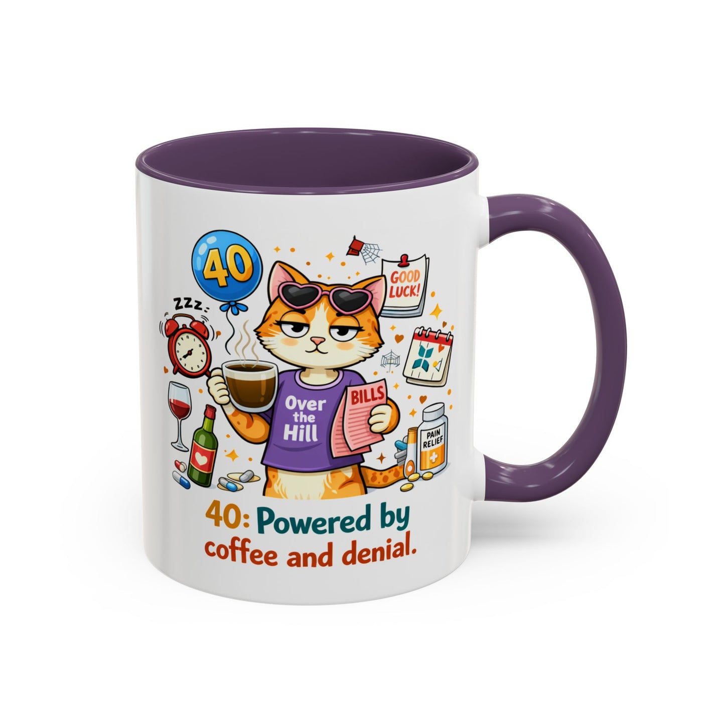 Birthday Mug - 40 Powered By