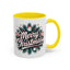 Christmas Mug - Merry Christmas White & Red Embossed Text